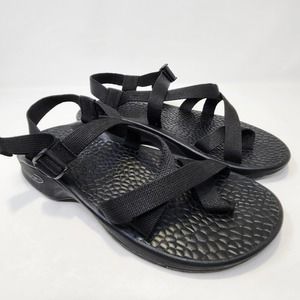 Chaco Mens Z Cloud 2 Black Adjustable Strap Outdoor Sandals Size 11 Toe Strap